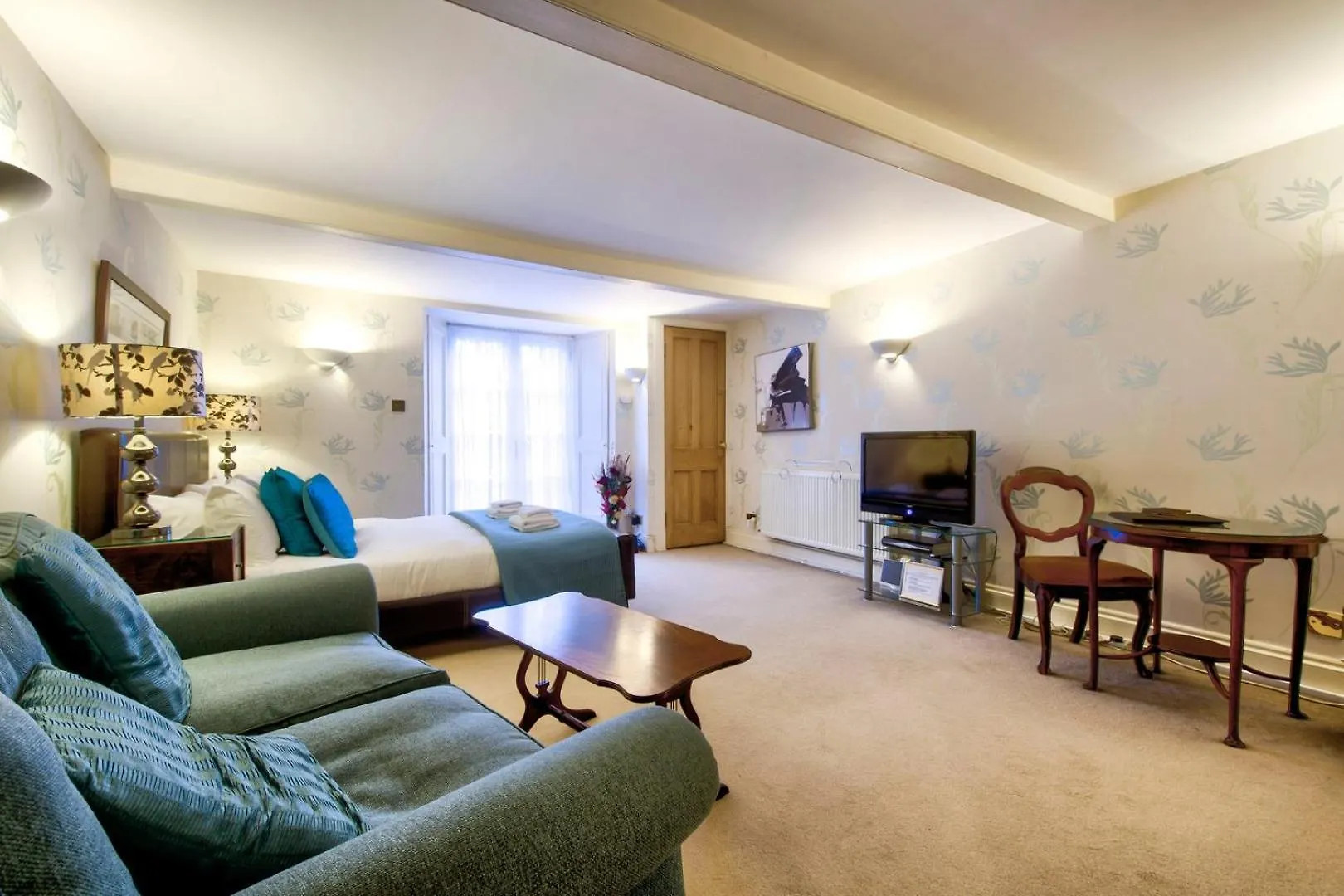 شقة Guestready - Beautiful New Town Studio, With Patio إدنبرة